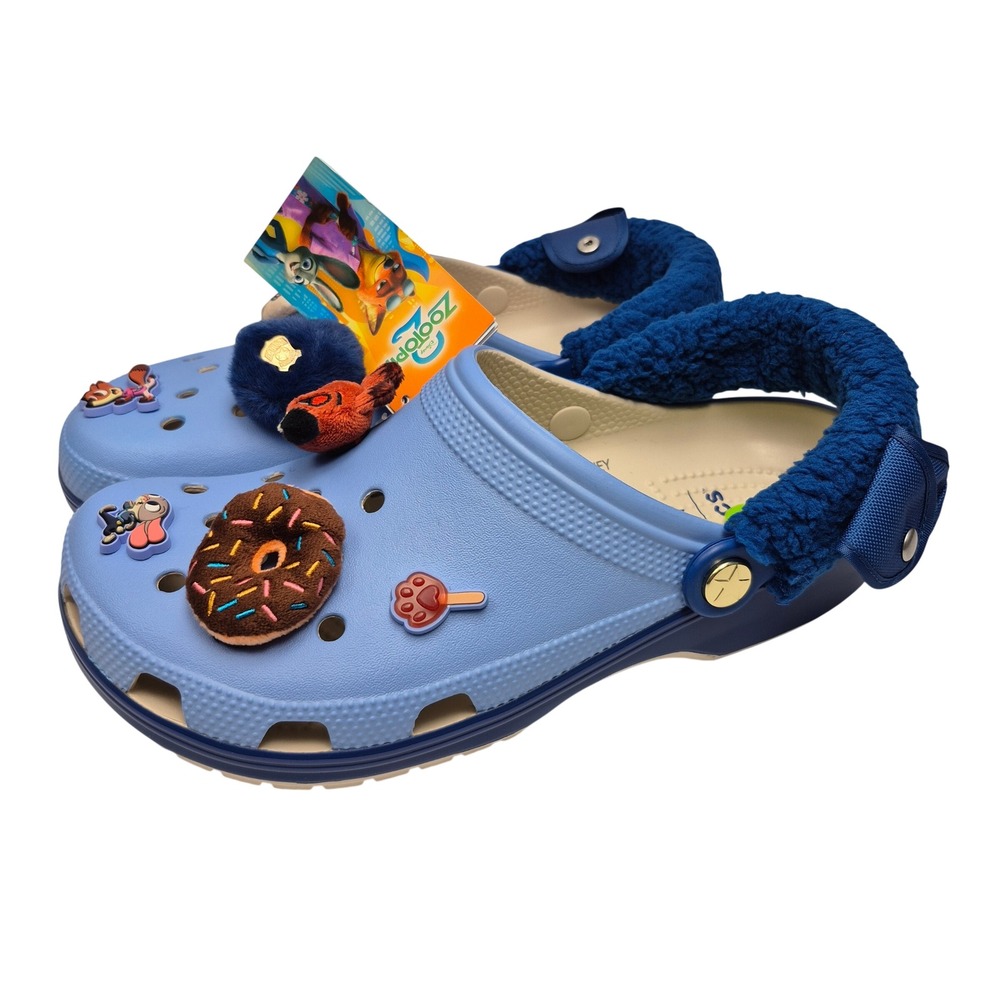 Crocs Disney Zootopia 2 Classic Clogs Women's Size 10 Shoes Unisex Judy Nick